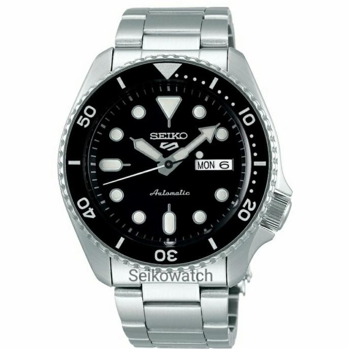 Seiko 5 Sports Srpd55K1 Automatic Black Dial Man Wr100M Srpd55