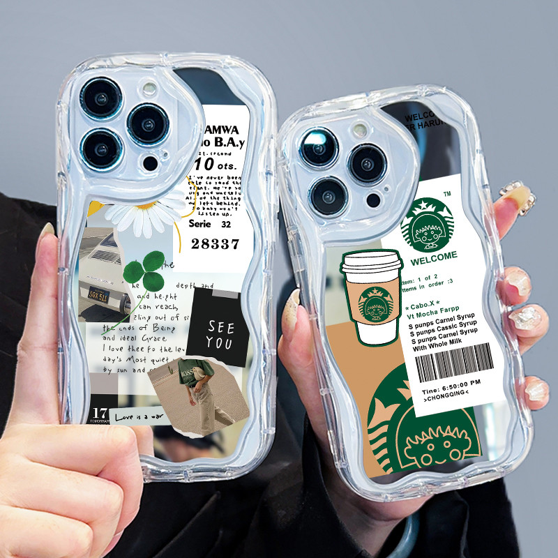 Casing Hp Untuk Samsung Galaxy S23 Plus S23 Ultra S23 FE Case Casing krisan tetesan kopi silikon Kas