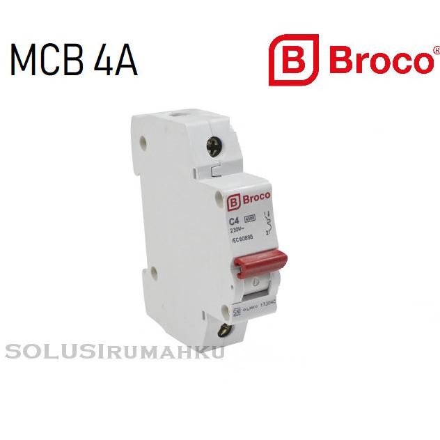 terbaru mcb broco 4a sni sikring 4 ampere 900 watt
