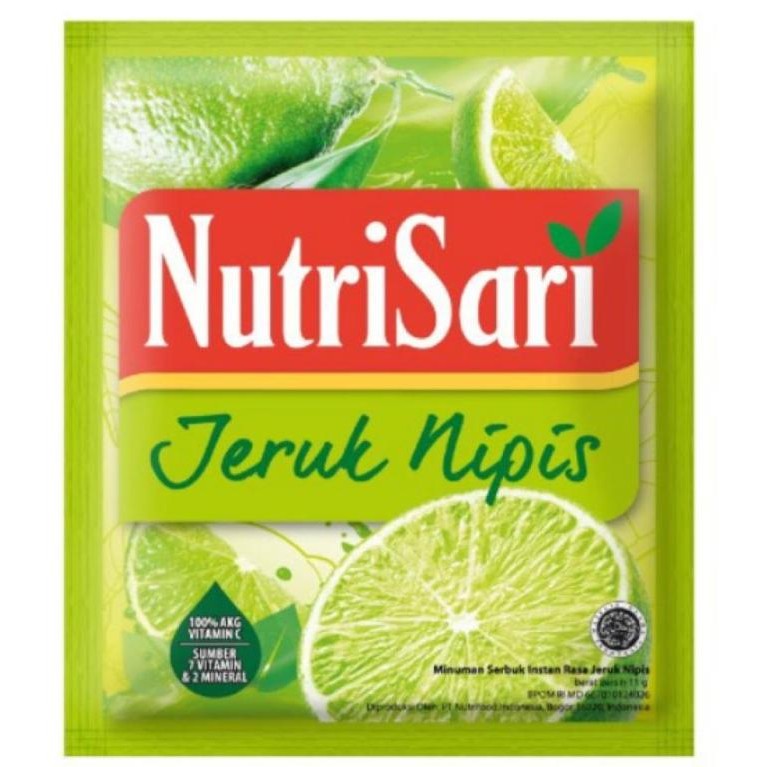 

SALE! NUTRISARI JERUK NIPIS 13GR 1 DUS ISI 4 PAK X 40 SACHETS