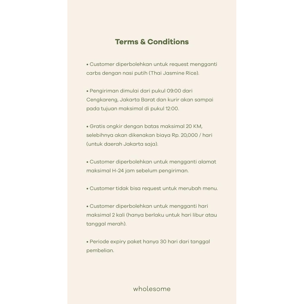 

BARANG TERLARIS Wholesome 5 days Bulking Lunch or Dinner