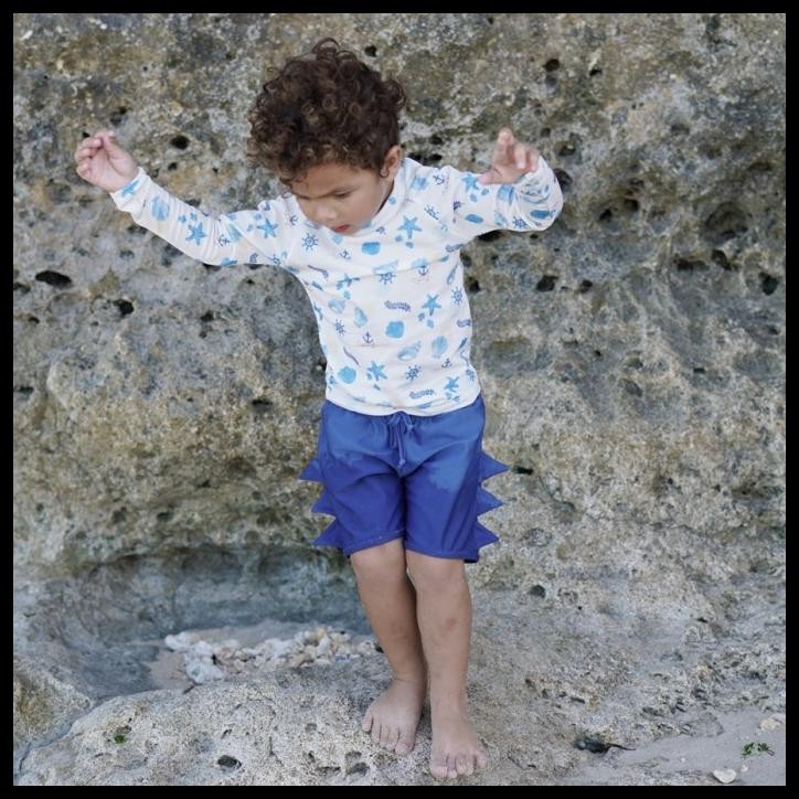 terbaru summertide - unisex long sleeve rash guard best seller