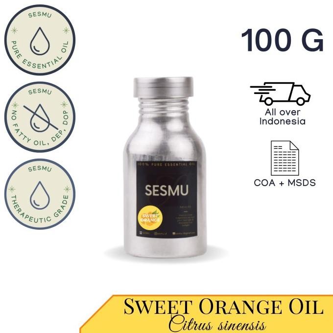 

SALE! 100 GR SWEET ORANGE (JERUK MANIS) 100% PURE ESSENTIAL OIL
