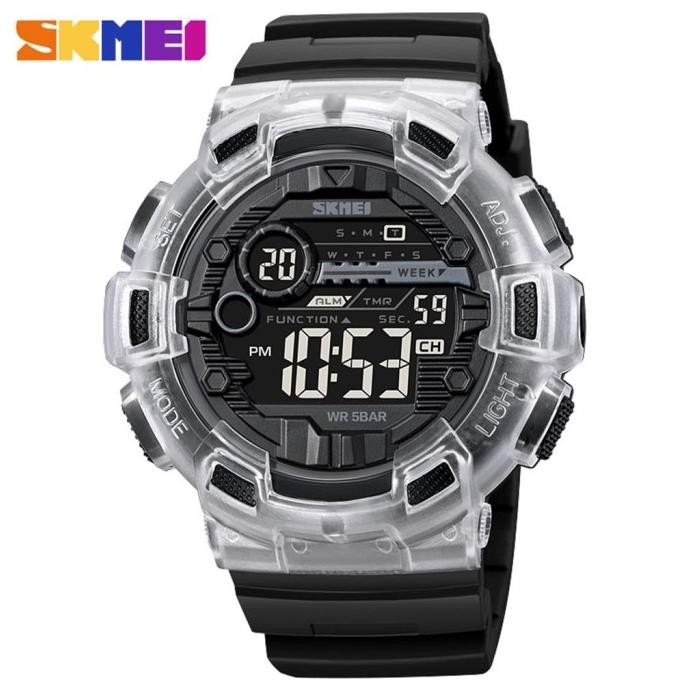 Baru Jam Tangan Sport Pria Digital Skmei 2110 Led Water Resist Original