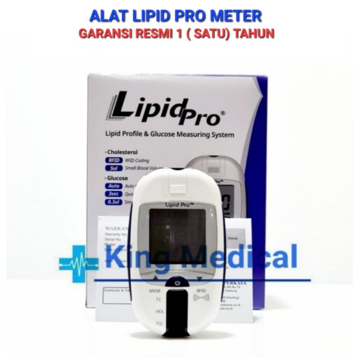LIPID PRO Alat Cek Kolesterol Total HDL LDL Trigliserida Lipidpro
