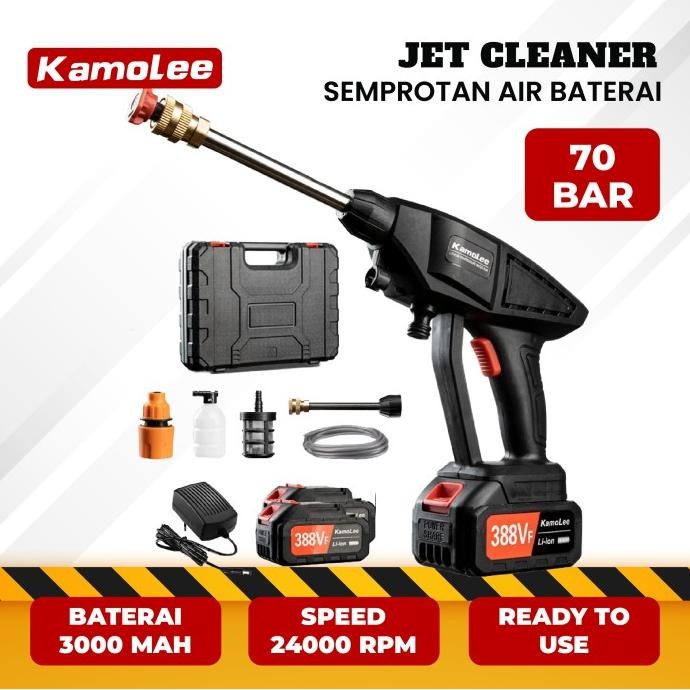Kamolee Jet Cleaner | Cordless Portable | Alat Cuci Mobil | Air Jet