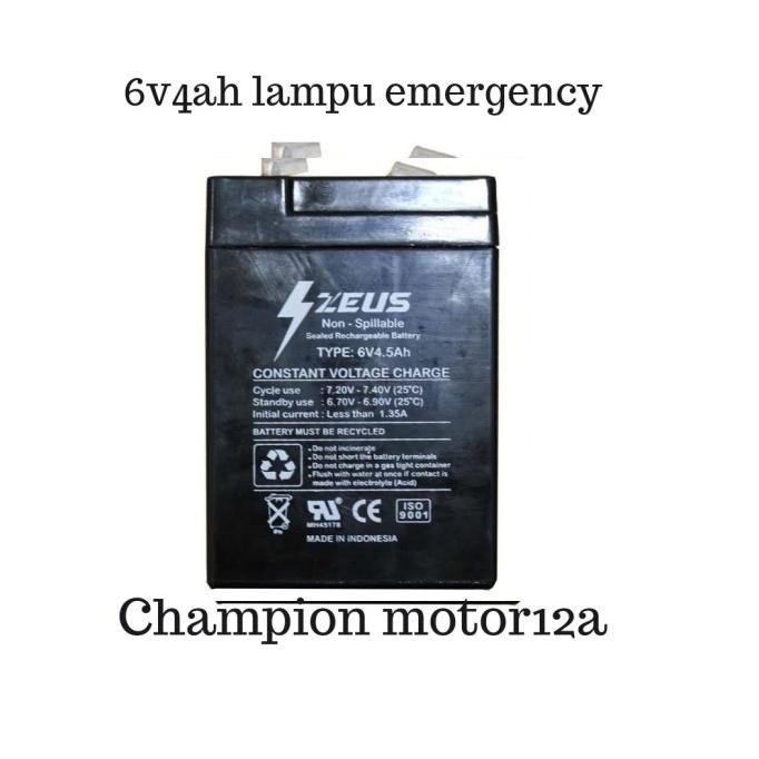 Aki Lampu Emergency