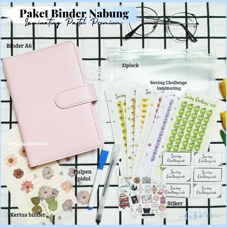 

ZOE PAKET BINDER NABUNG PASTEL LANATING PREUM LENGKAP