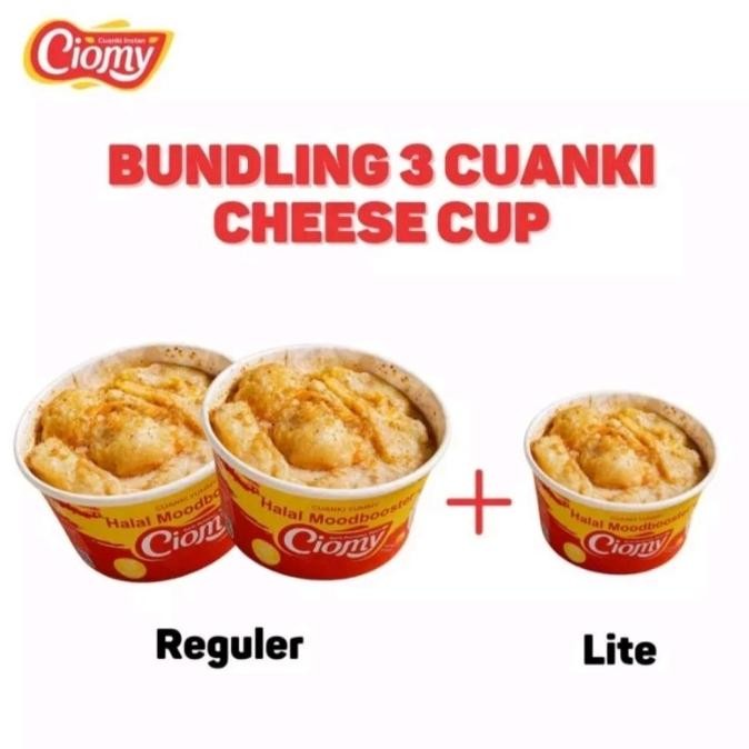

trius ciomy cuanki cheese bundling 2 reg + 1 lite