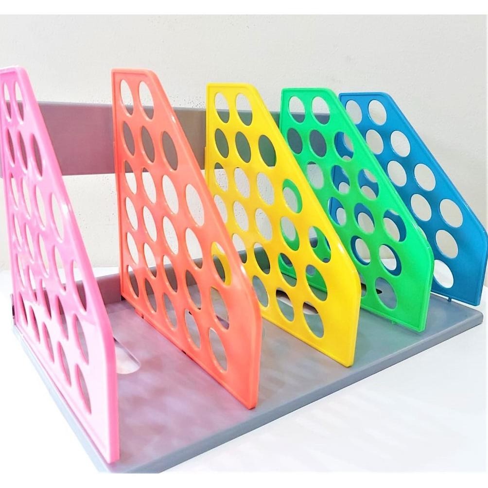 

RUBYSU BOX MAJALAH BUKU PLASTIK 4 SEKAT KOTAK BOG-04 MAGAZINE FILE BOOK STAND ORGANIZER BOX FILE