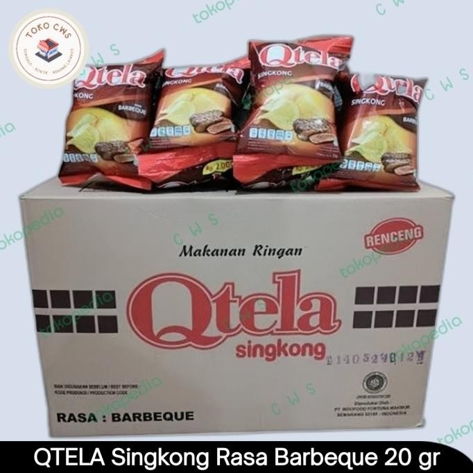 

stav qtela bbq sapi panggang chiki snack singkong 20 gr - 1 dus / 60 pcs