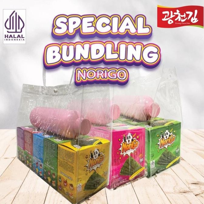 

trius (paket bundling) noro 5 box free tumbler / nori sachet seaweed snack 3g