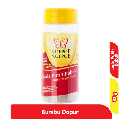 

Koepoe Koepoe Lada Putih Bubuk Bumbu Dapur 83 g