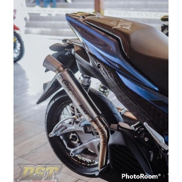 New Arival Knalpot header kobra corong thailand full system / Dst racing original buat motor aerox, 