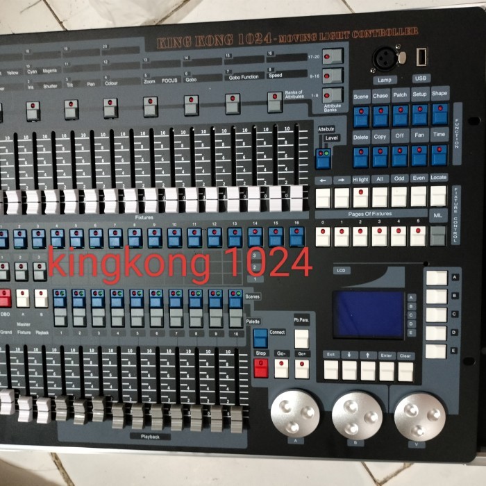 TERBARU mixer lighting dmx kingkong 1024 + hardcase PROMO