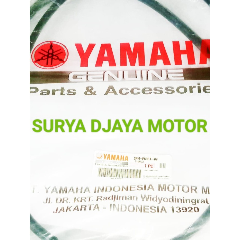 Kabel Rem Belakang 2Ph Mio/M3 Cw 2Ph-F6351-00 Original Yamaha