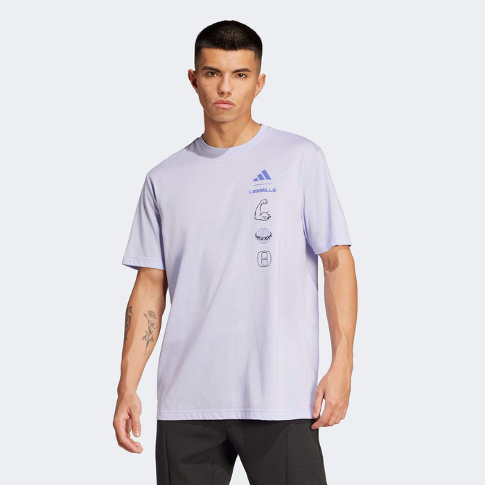 Adidas LES MILLS FITTER PLANET GRAPHIC T-SHIRT