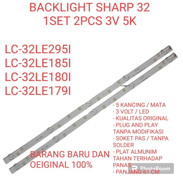 Backlight Tv Sharp Lc-32Le179I Lc 32Le179 32Le179I Lc-32Le295I 32Le295