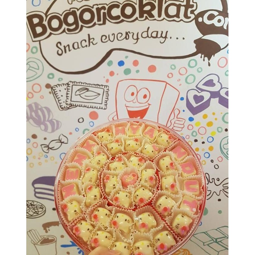 

COKLAT KARAKTER HELLOKITTY / HADIAH ULTAH / ANNIVERSARY / VALENTINE AS99