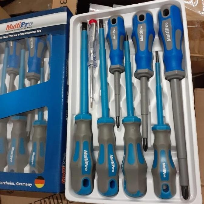 OBENG LISTRIK SET HEAVY DUTY MULTIPRO 7PCS ELECTRICAN ORIGINAL SET