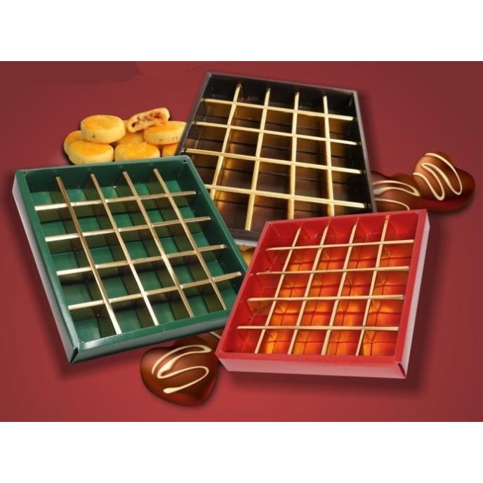 

Box Nastar Coklat Sekat Emas Dus Natal Hampers Christmas Packaging