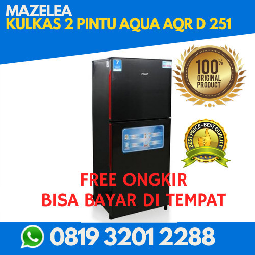 KULKAS 2 PINTU AQUA AQR D251