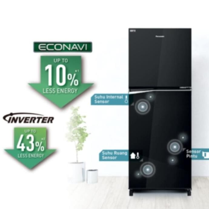 Kulkas Panasonic 2 Pintu Nr-Bb211Q-Pk Prime Fresh Inverter 211 210 L