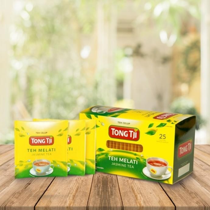 

Tong Tji Jasmine Tea Dgn Amplop 25S, Teh Celup Per Karton Isi 40 Pack