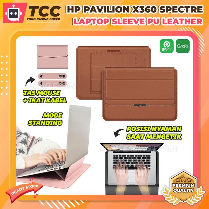 HP Pavilion Spectre 14 15 Sarung Casing Stand Sleeve Case Tas Laptop