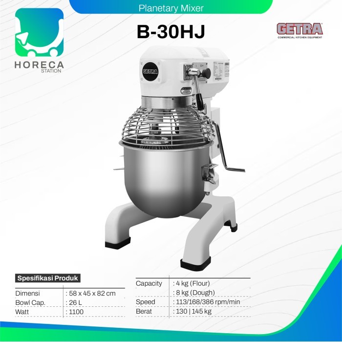 GETRA Planetary Mixer B-30HJ / B 30HJ / B 30 HJ