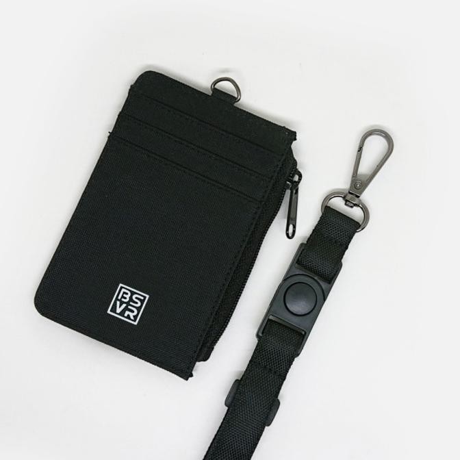 

Id Card Holder / Dompet Id Card & Tali Gantungan - Black