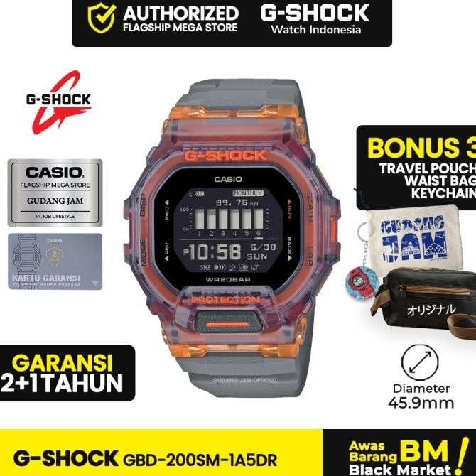 G-Shock Gshock Gbd-200Sm-1A5Dr Gbd-200Sm Gbd-200 Gbd200Sm Gbd 200Sm