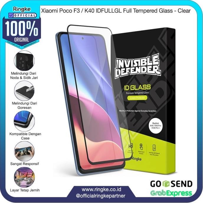 Ringke Xiaomi Poco F3 Full Tempered Glass Screen Protector Anti Gores