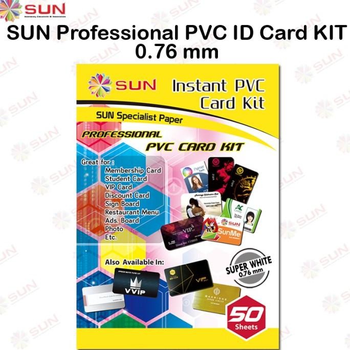 

Sun Kertas Pvc Id Card 0.76 White