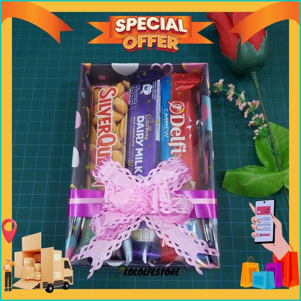 

Mini Hampers , Coklat Box Murah , Cokelat Hadiah , Snack Box Murah Bisa Cod