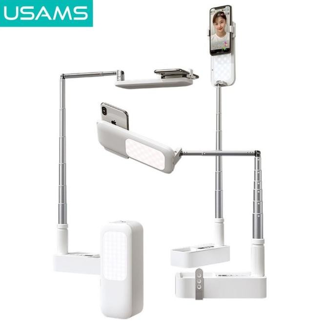 Usams Zb209 Stand Phone Live Show Lipat Multi Fungsi Ring Light
