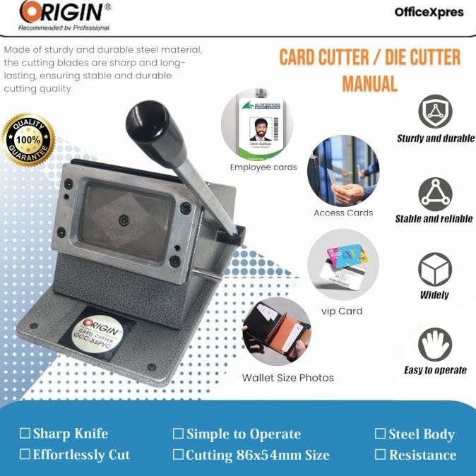 

Alat Pemotong Id Card / Plong Id Card / Pvc Card Cutter Occ-55 Origin