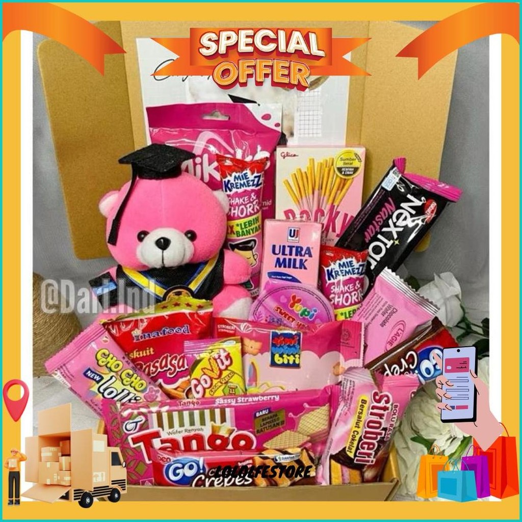 

Snack Box Kado Wisuda / Hampers Hadiah Wisuda / Hampers Snack Murah Premium / Gift Box Graduation / Kado Wisuda / Hadiah Graduation / Hadiah Wisuda / Kado Graduation / Hadiah Kelulusan Termurah Banget