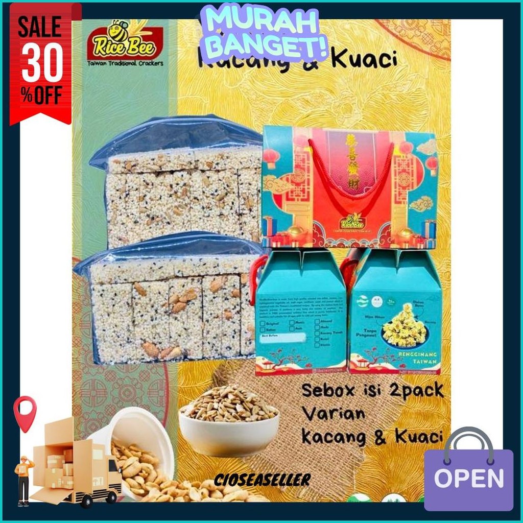 

Ricebee Hampers Imlek / Gift / Rengginang Taiwan / Vegan Snack / Cemilan Sehat / Makanan Halal / Oleh Oleh / Tanpa Pengawet Gratis Ongkir