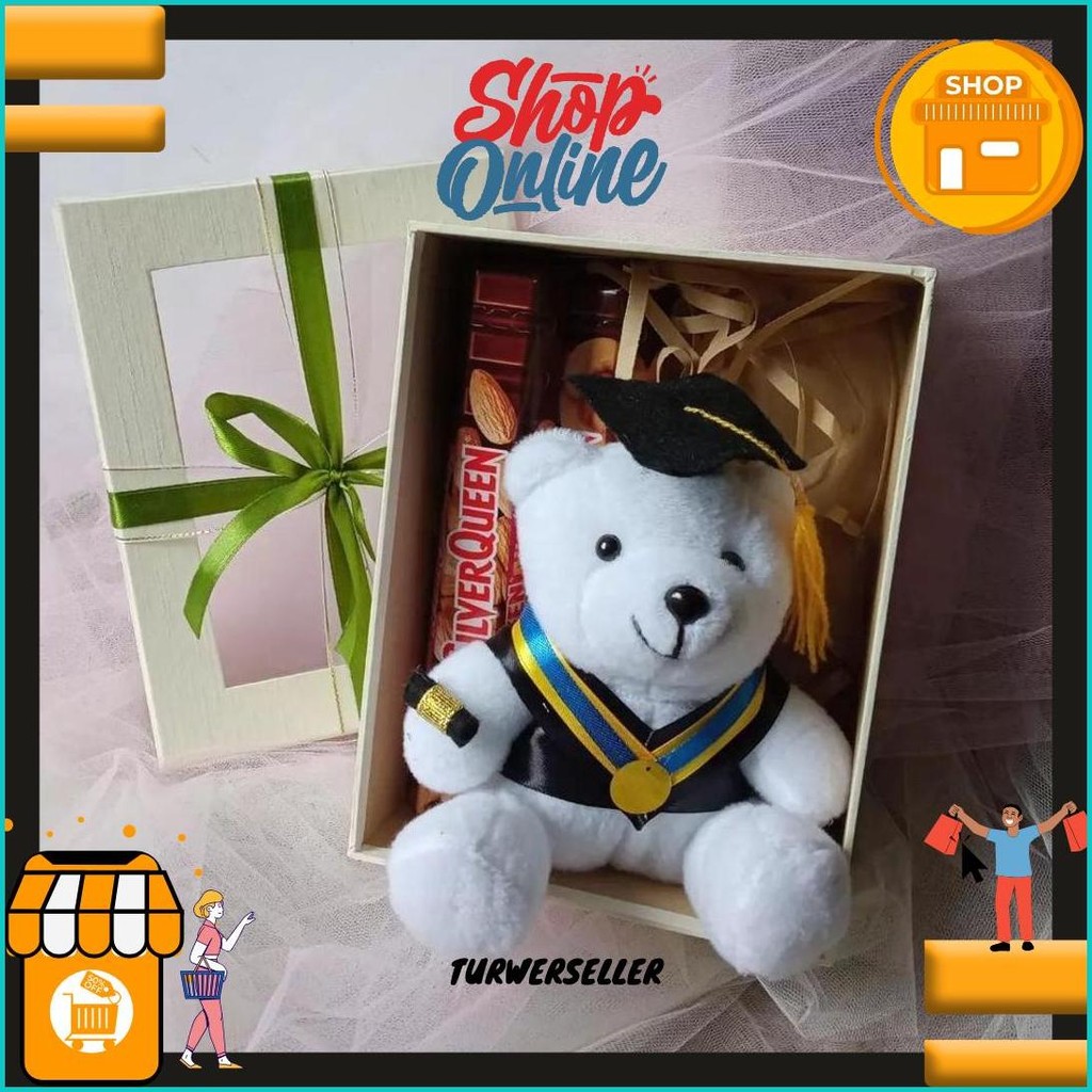 

Gift Box Hampers Isi Boneka Buket Bunga Coklat Size 15X20 Cm Kado Hadiah Cod