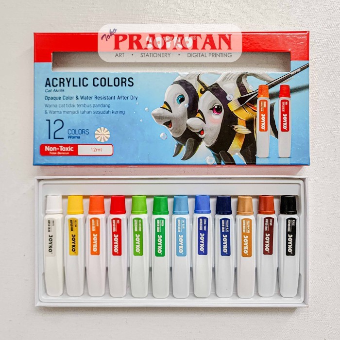 

Cat Akrilik Set Joyko 12x12ml | Joyko Acrylic Set