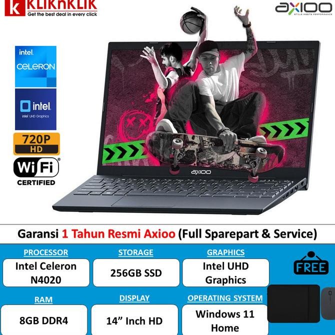 Laptop Axioo Mybook Hype 1 Intel N4020 8Gb 256Gb Ssd 14" Win11