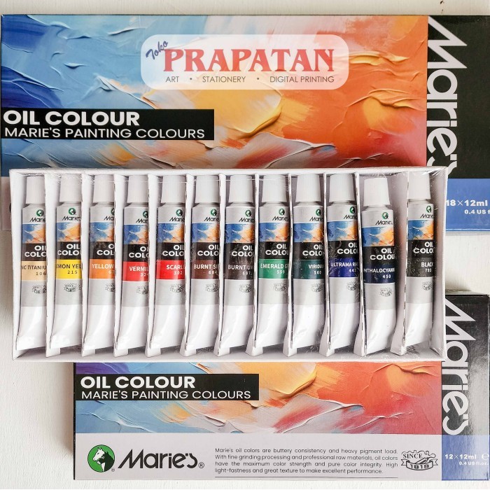 

Cat Minyak Maries / Oil Color 18 warna