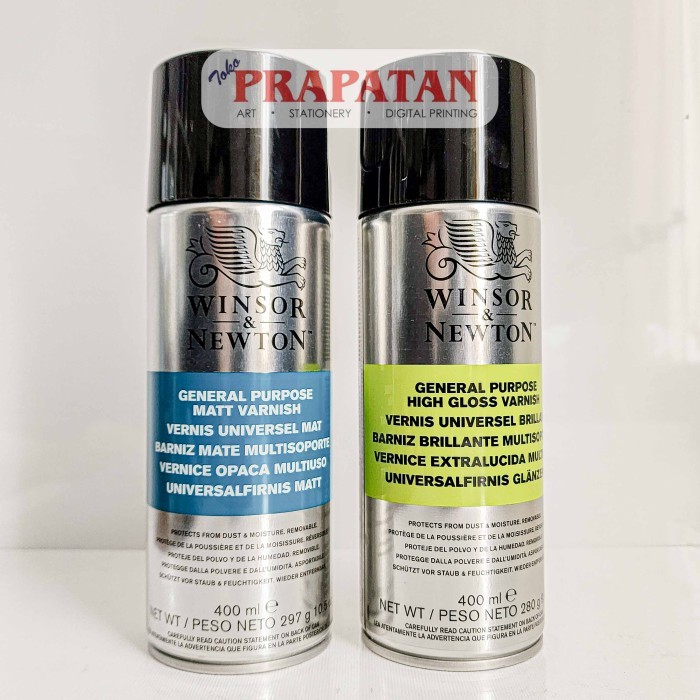 

Winsor General Purpose Matt/Gloss Varnish Aerosol 400ml