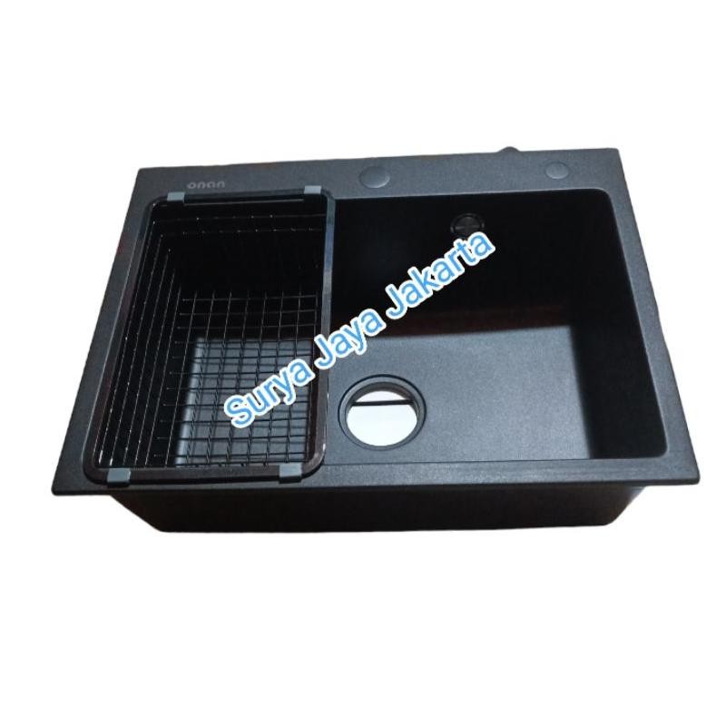 Kitchen sink ONAN granite hitam / Kitchen sink Granite ONAN "ORIGINAL"