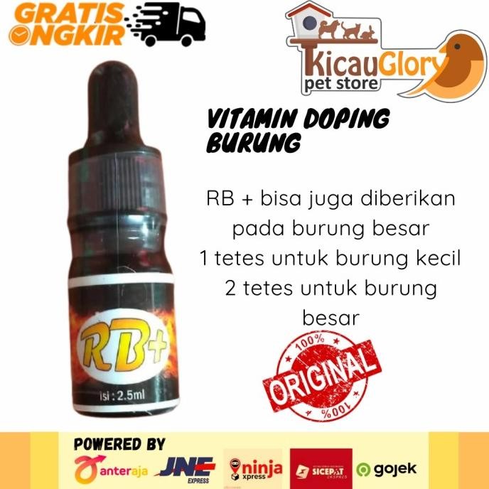 Vitamin Doping Burung Pleci Rb + Rb Plus