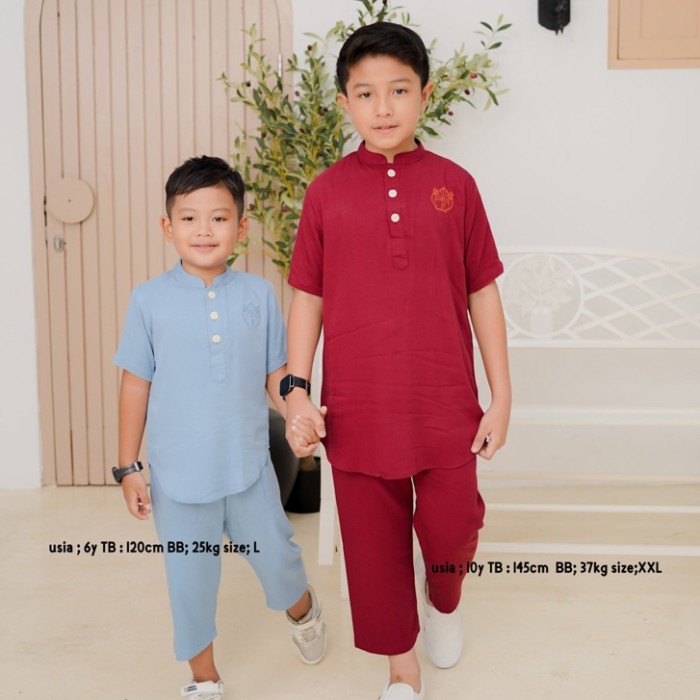 Setelan Koko Anak Katun Alif Koko Set Terbaru 2025