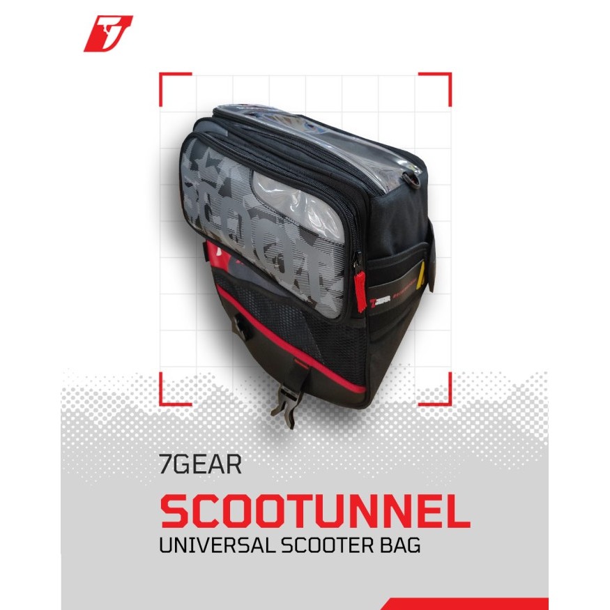 Scooter Tunnel Bag 7Gear Matic Tas Dek Nmax PCX Forza Xmax Burgman