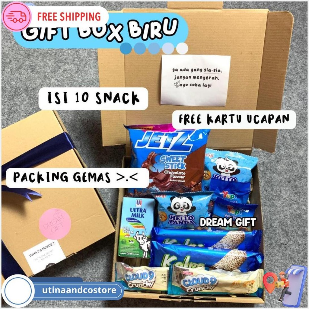 

Gift Box Hampers Ulang Tahun Hadiah Wisuda Kado Ulang Tahun Gift Box Snack Kado Sidang By Dreamgift Original Produk