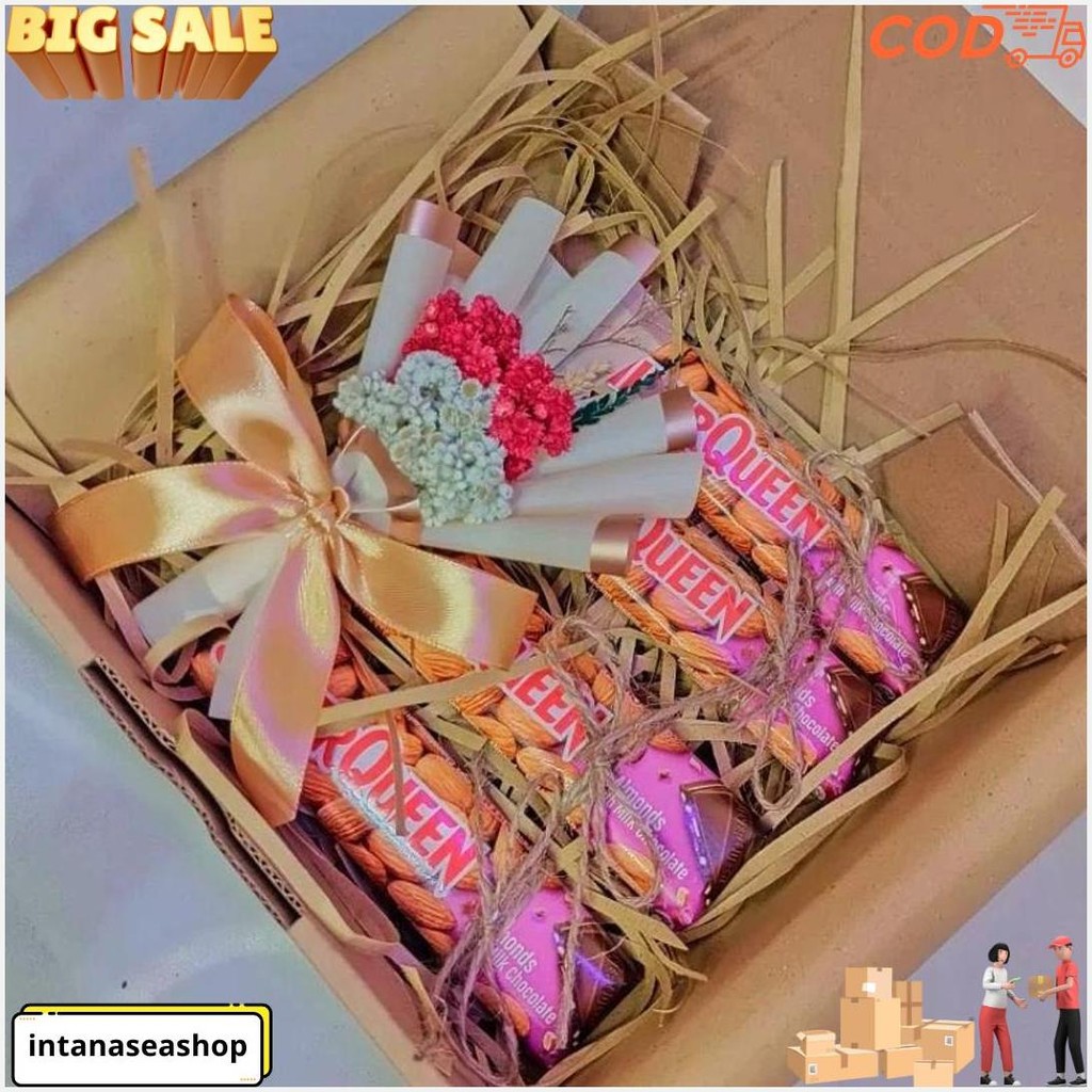 

Hampers Gift Box Coklat Untuk Kado Ulang Tahun / Anniversary / Valentine / Lebaran / Wisuda Siap Kirim